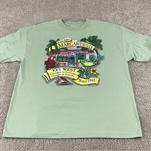 Jimmy Buffett Margaritaville Shirt XL Double Sided Y2K Changes Latitude T533